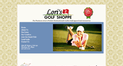 Desktop Screenshot of lorisgolfshoppe2.com