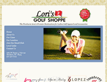 Tablet Screenshot of lorisgolfshoppe2.com